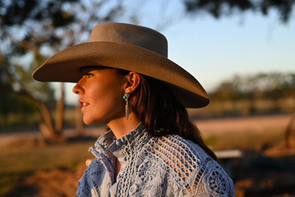 Gemstone Post Earrings