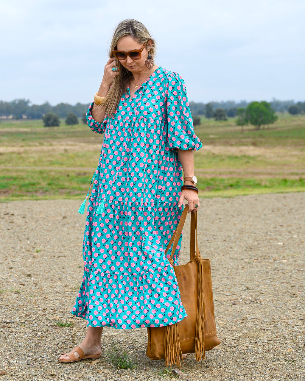 Poppy Rose Maxi Dress