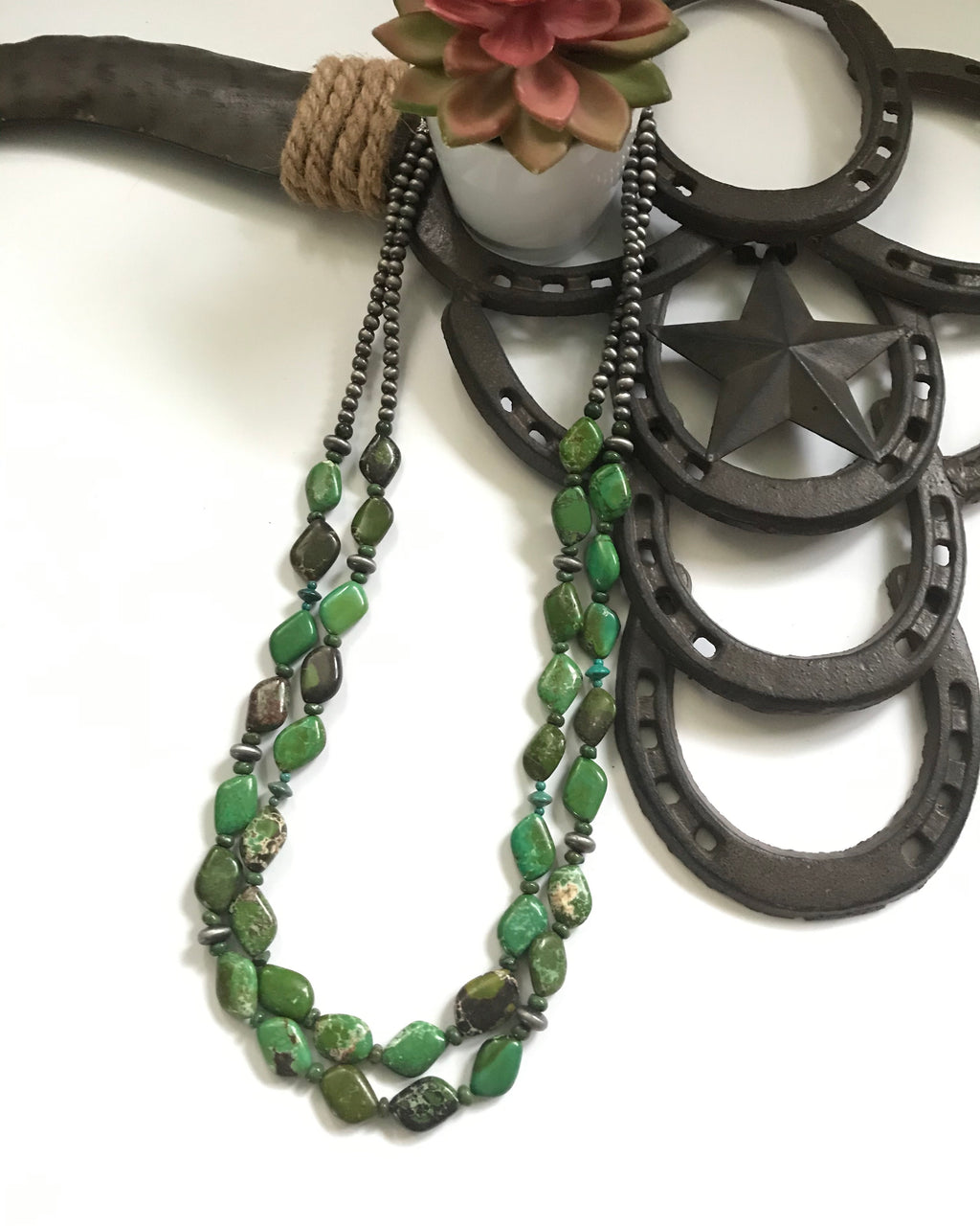 Turquoise Bead Necklace