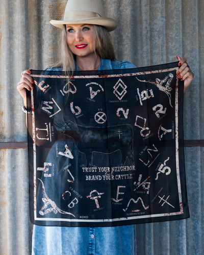 Cattle Brands Scarf