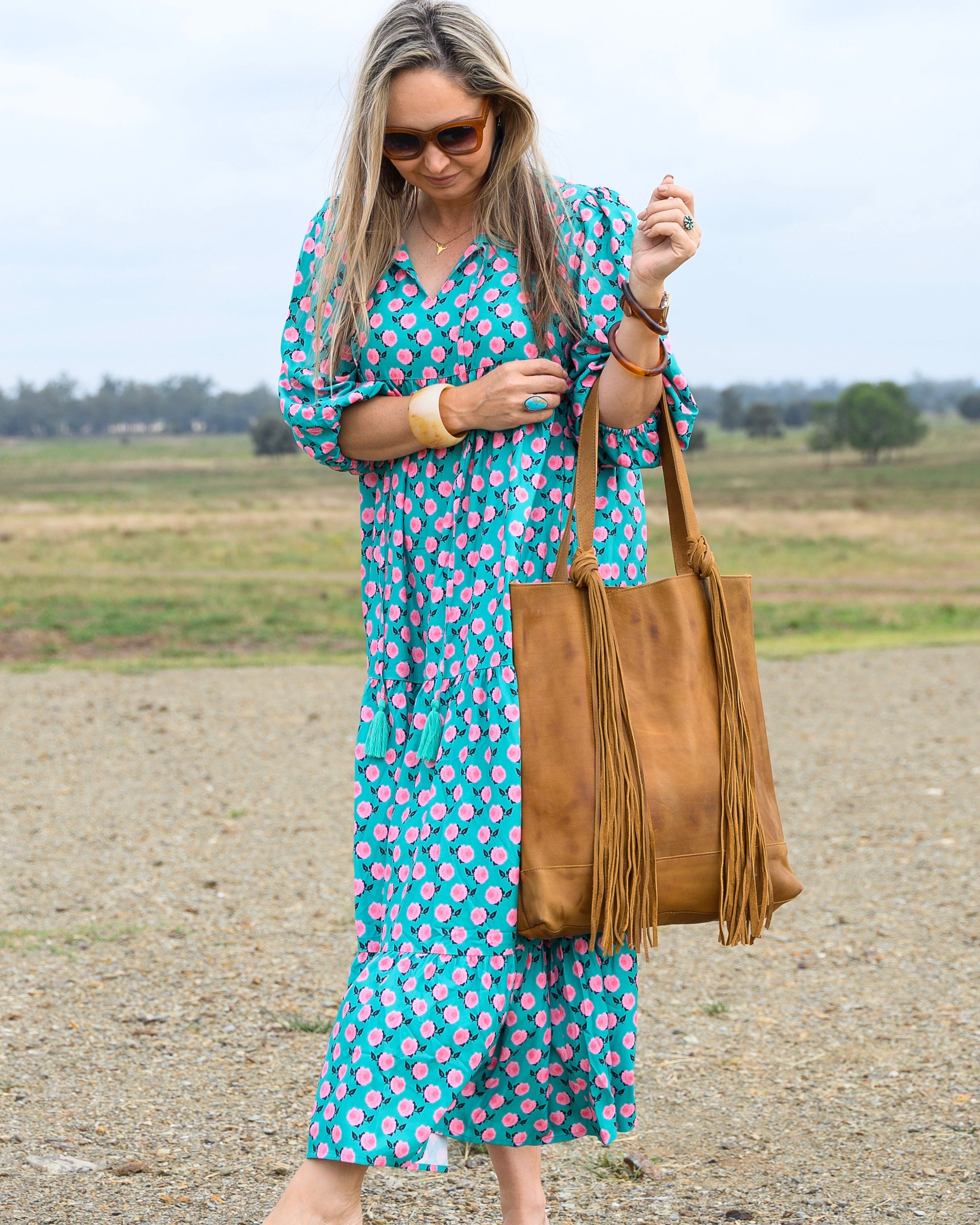 Poppy Rose Maxi Dress