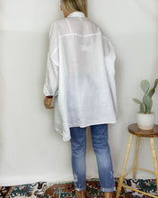 Luxe Linen Linen Boyfriend Shirt