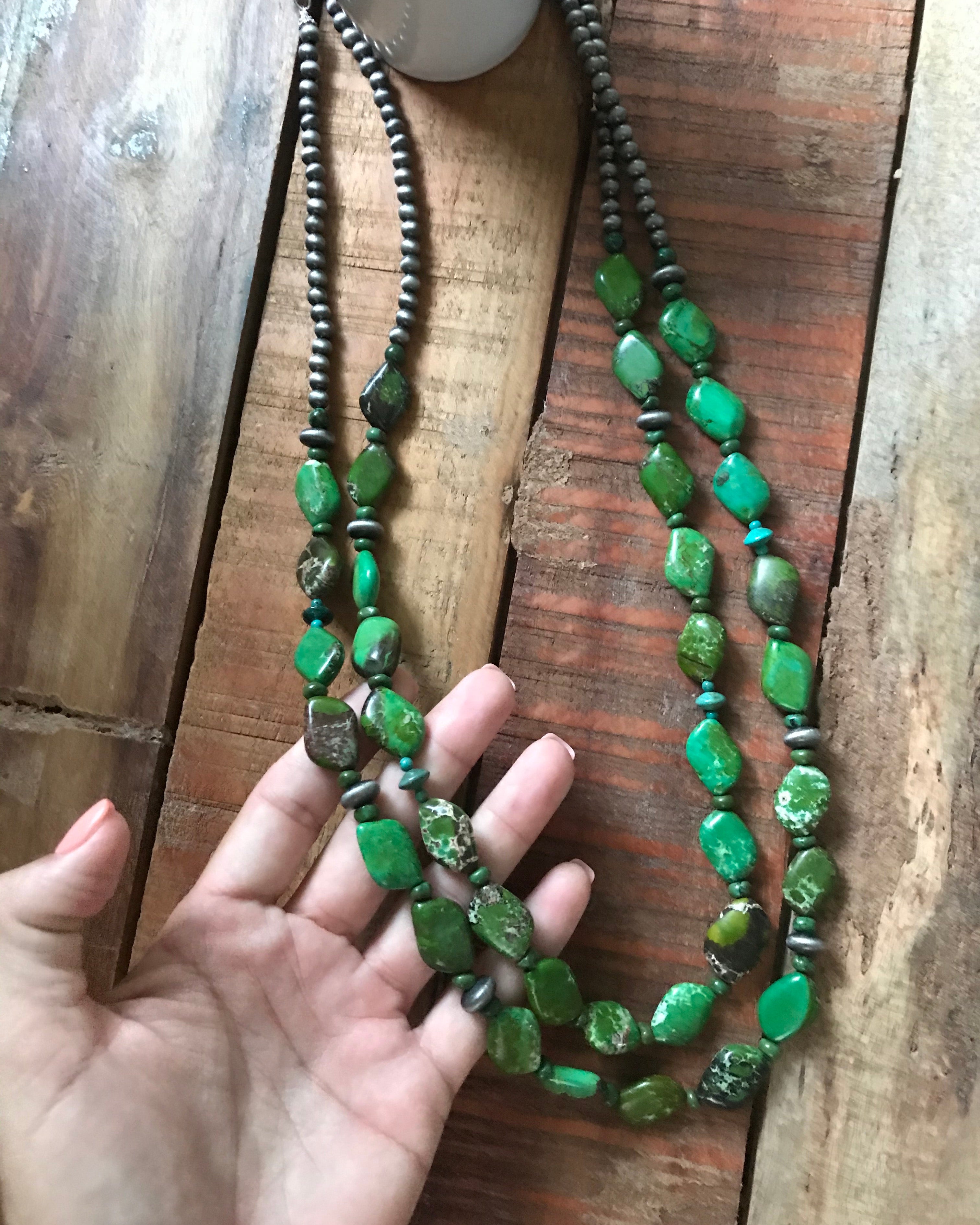 Turquoise Bead Necklace