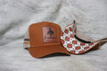 Buckaroo Boutique Rust & Leather Patch Trucker Cap