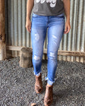 KanCan Comfy Distressed Skinnys