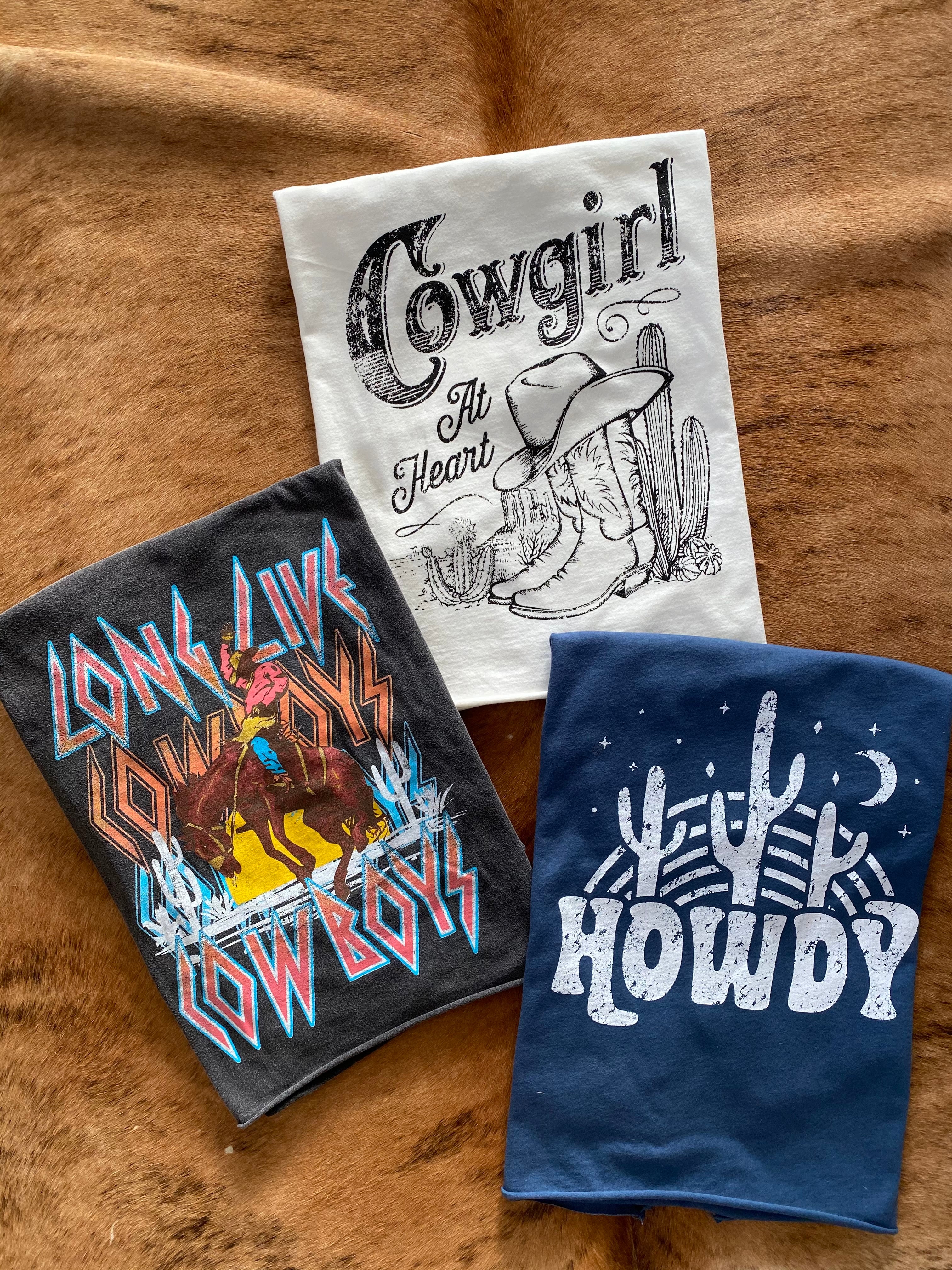 Cowgirl At Heart Long Sleeve Tee