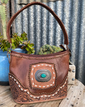 Antonio Handtooled Leather Handbag