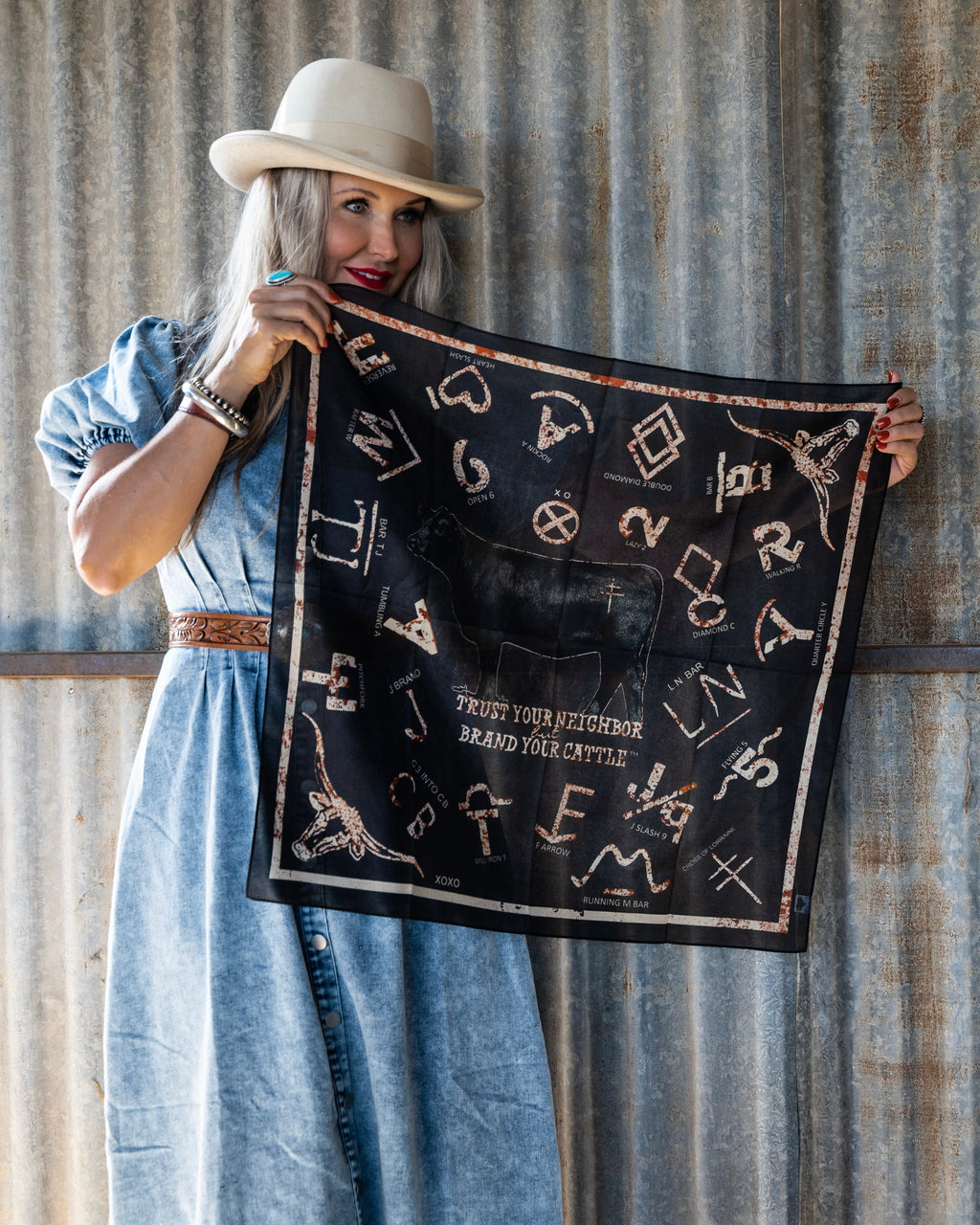 Cattle Brands Scarf